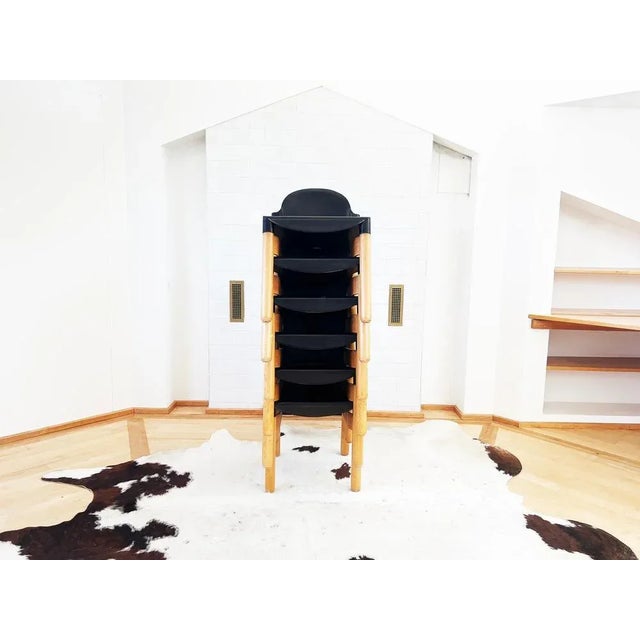 Postmodern Postmodern Beech Flex 2000 Chairs attributed to Gerd Lange for Thonet, 1980s, Set of 6 For Sale - Image 3 of 12