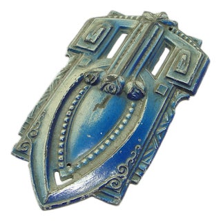 Art Nouveau Tin Application for the Photo Album, 1900s For Sale