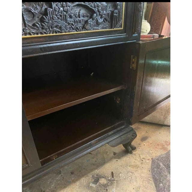 Traditional 1930s Wood Bureau Desk For Sale - Image 3 of 5