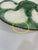 Antique 1920s French Longchamp Majolica Green and White Oyster Plate For Sale - Image 10 of 14