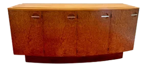 Gilbert Rohde for Herman Miller Art Deco Burl Mahogany Sideboard Buffet