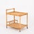 Mid-Century Italian Rectangular Bamboo, Rattan and Wicker Serving Bar Cart, 1960s For Sale - Image 4 of 13