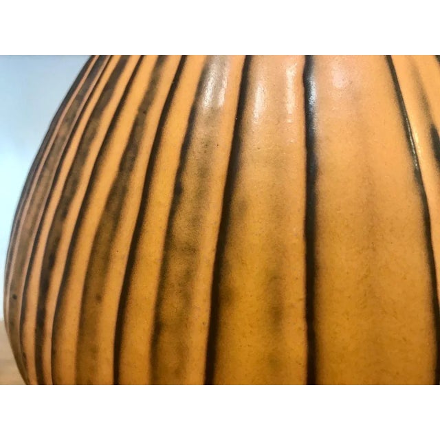 German Glazed Ceramic Table Lamp from Kaiser Leuchten, 1960s For Sale - Image 16 of 18