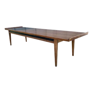 1960s Merton L. Gershun for Dillingham "Esprit" Walnut Coffee Table