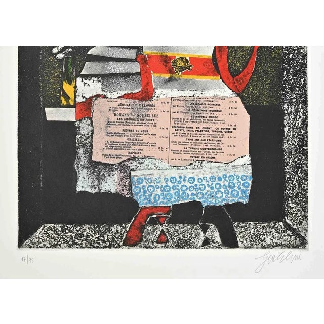 Queen of Sticks is an etching realized by Franco Gentilini (Italian Painter, 1909-1981) in the 1970s. The state of...