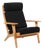 Model 290A Lounge Chair in Beech & Hallingdal by Hans J. Wegner for Getama, 1990s For Sale