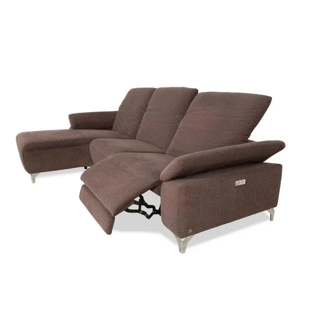 MR 370 Corner Sofa in Brown Fabric from Musterring For Sale - Image 5 of 18