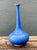 Vintage Tall Blue Ceramic Vase For Sale - Image 11 of 12