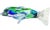 Vintage Handblown Italian Blue & Green Murano Art Glass Dolphin For Sale - Image 10 of 11