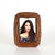 Gorgeous rectangular photo frame fully made in a fantastic thick curved leather. This incredibly elegant and unique object...