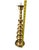 Floor Pricket Candlestick 22" Tall Brass 1960s Era Sculptural, Ornate Mid-Century Modern For Sale - Image 4 of 7