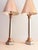 A stately pair of vintage table lamps by Leeazanne, the decorative lighting line produced by The Lam Lee Group. Each lamp...