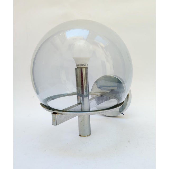 Vintage Space Age Wall Lamp by Gaetano Sciolari, 1970s For Sale - Image 3 of 13