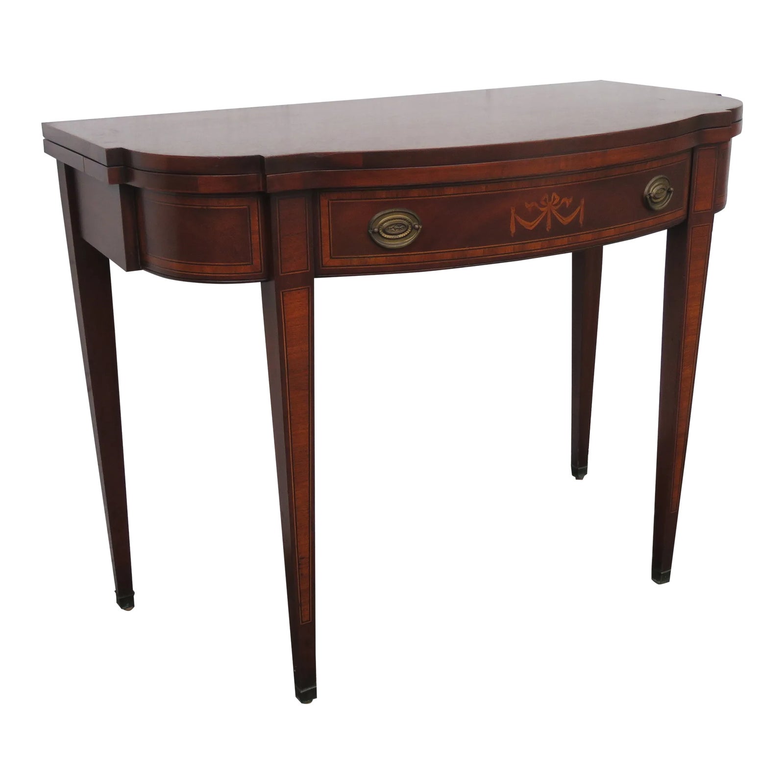 Inlay Extension Console Card Dinette Dining Extension Table | Chairish