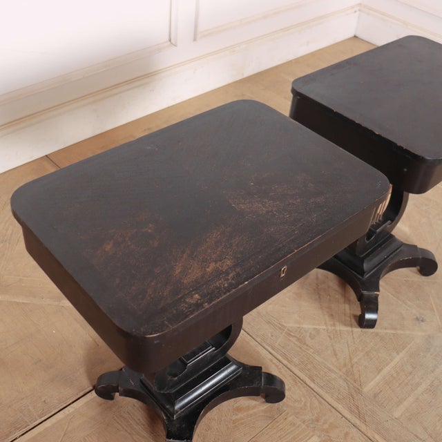 1920s Bedside Tables, 1920s, Set of 2 For Sale - Image 5 of 8