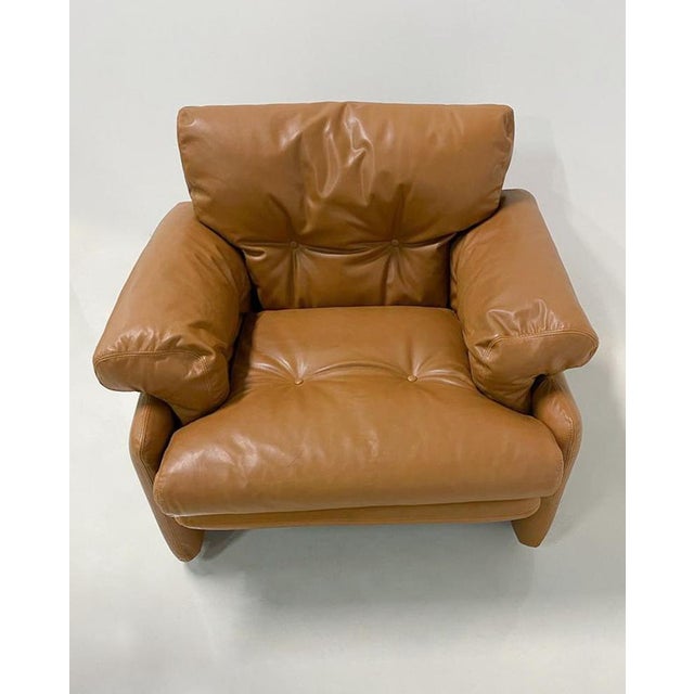 Mid-Century Modern Pair of 'Coronado' Armchairs by Afra & Tobia Scarpa for b&b Italy This piece is attributed to the...