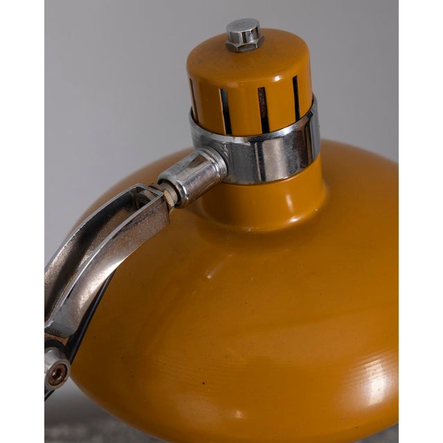 Vintage Italian Metal Table Lamp, 1970s For Sale - Image 6 of 11