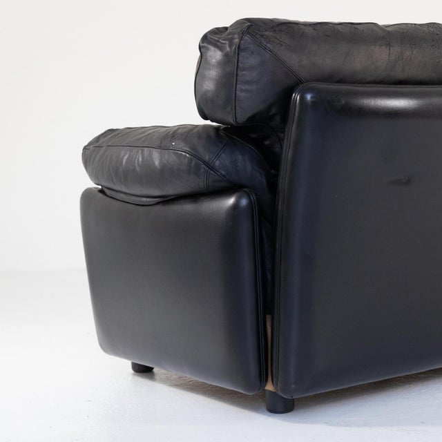 Poppy 3-Seater Sofa by Tito Agnoli for Poltrona Frau, 1970s For Sale - Image 11 of 18