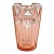 Large Art Deco Pink Vase With Sterling Silver Fittings For Sale