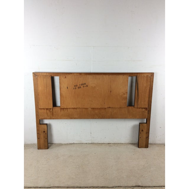 Mid Century Modern Walnut Twin Headboard by Perspecta From Kent Coffey For Sale - Image 15 of 18