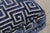 Lexington Greek Key Design Rolling Ottoman For Sale - Image 9 of 14