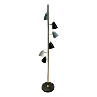 Black Floor Lamp, 1960s For Sale