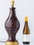 1970s 1960s Hollywood Regency Chocolate Brown Ceramic Table Lamp For Sale - Image 5 of 14