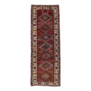 Antique Caucasian Kazak Runner