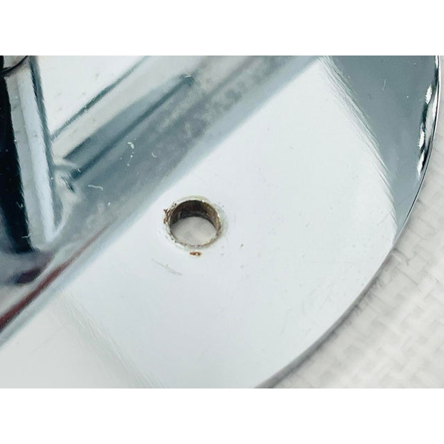 Pair of “Ionico” Chrome Wall Shelves by Vg New Trend, Italy For Sale - Image 17 of 18