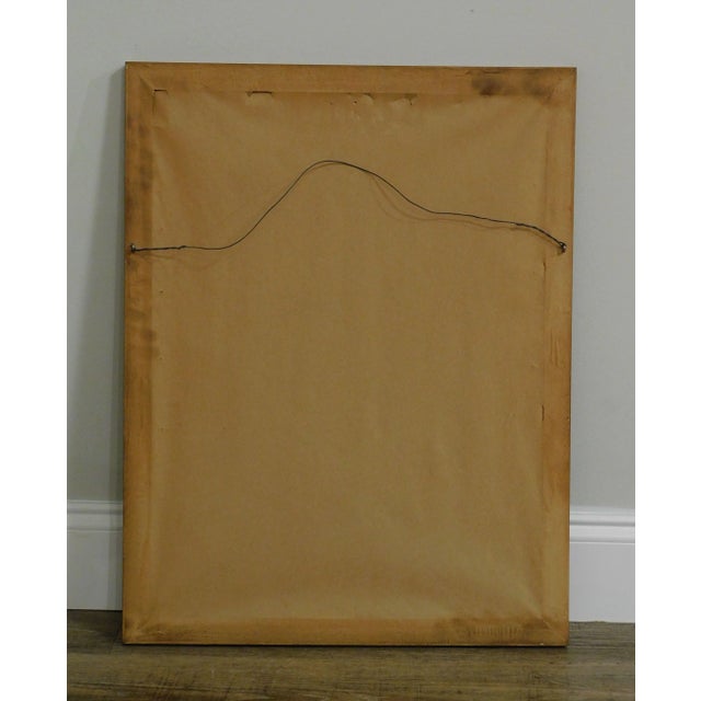 Vintage Modernist Figural Watercolor Original Painting For Sale - Image 11 of 13