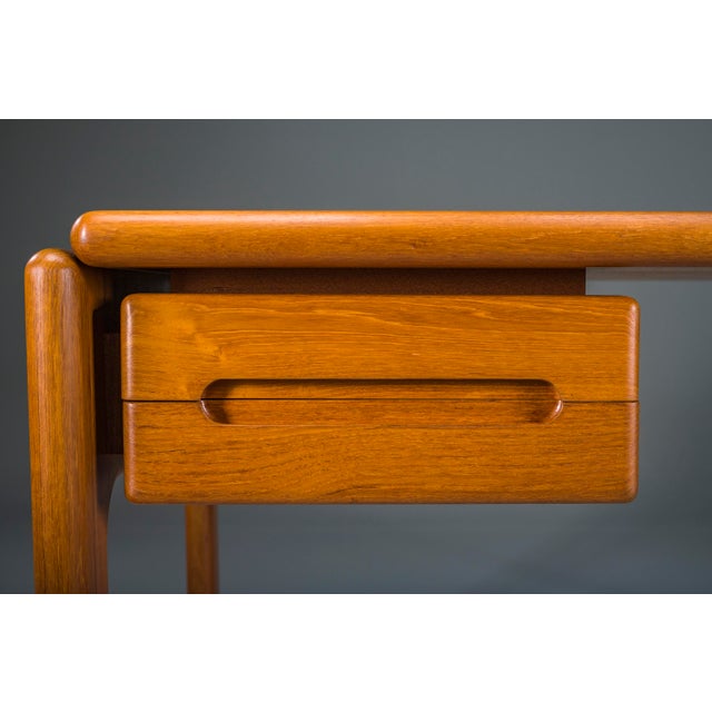 Vintage Danish Cabinetmaker Desk in Teak, 1950s For Sale - Image 18 of 18