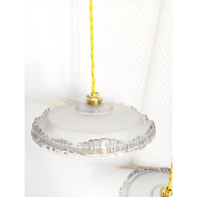 1940s Art Deco Pendant Lights, 1930s, Set of 2 For Sale - Image 5 of 10