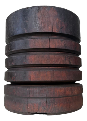 Industrial Japanese Wooden Interior Object, 1950