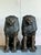 Bronze Early 20th Century Boho Monumental Bronze Lion Statues - A Pair For Sale - Image 8 of 8