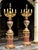 Black 1960s Majestic Pair of Antique Sevres-Style Porcelain & Ormolu Candelabra Lamps on Pedestals 19th Century For Sale - Image 8 of 8