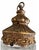 Gold Vintage Hollywood Regency Double Swag Cut Glass Pendant Chandelier For Sale - Image 8 of 11