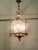 Rococo Large French Rococo Style Brass and Glass Lantern Hall Light, 1920 For Sale - Image 3 of 8