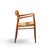 Niels Moller Model 57 Mid Century Danish Teak and Rope Captains Dining Chairs - Pair For Sale - Image 11 of 13