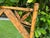 Late 20th Century Vintage Bamboo & Rattan Leaf Motif Wall Mirror For Sale - Image 5 of 11