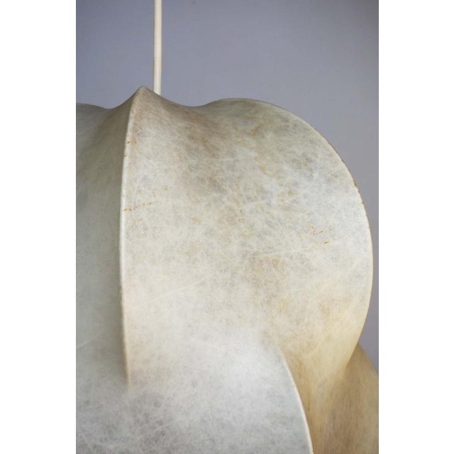 1960s Space Age Italian Cocoon Ceiling Lamp, 1960s For Sale - Image 5 of 14