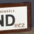 Framed Enamelled Metal London Street Sign for WC2 Strand, 1917 For Sale - Image 3 of 8