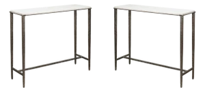 Pair of Modern Industrial Console Tables