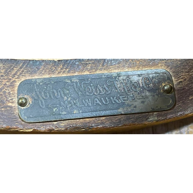 Antique John Weiss Mfg. Co. Thonet Bentwood Parlor Chairs Set of 5 For Sale - Image 9 of 11