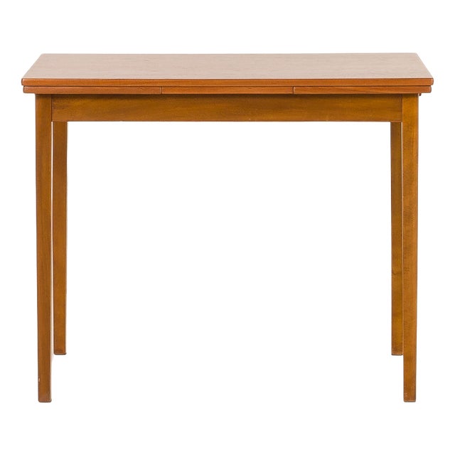 Small Danish Extension Table in Teak, 1970s For Sale