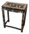 Antique Chinese Black Lacquer Chinoiserie Accent Table For Sale