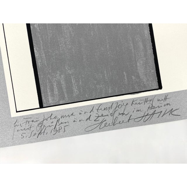 Otto Herbert Hajek, Composition, Color Screen Print, 1985 For Sale - Image 6 of 16