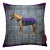 Ralph Lauren Prince of Wales Equestrian Vintage Scarf Pillow 22" For Sale