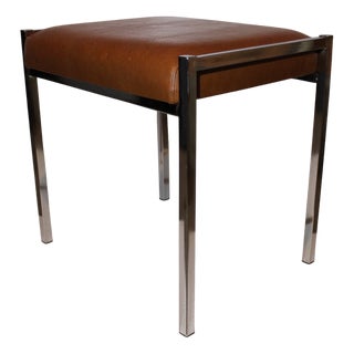 Scandinavian Style Minimalist Chrome Chair For Sale