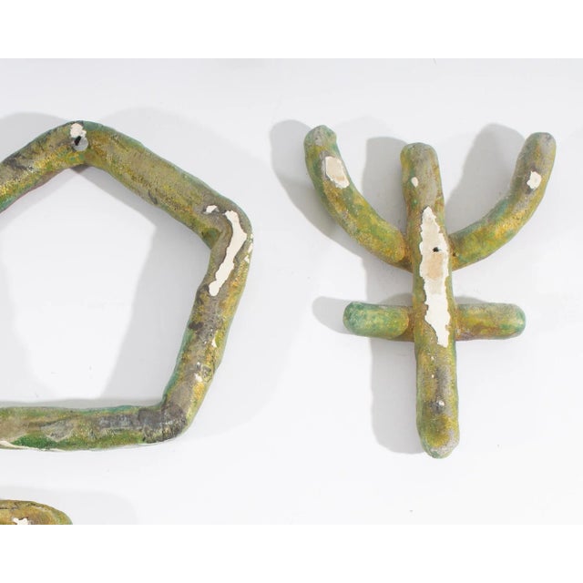 Ceramic Ana England 1991 “Essential Equation” Abstract Ceramic Wall Sculptures For Sale - Image 7 of 10