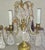 Glass 19thc Opulent French Louis XVI Rock Crystal & Bronze Table Lamps/ Girandoles a - Pair For Sale - Image 7 of 18